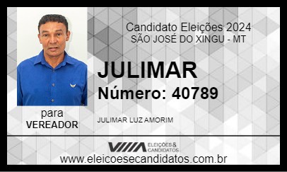 Candidato JULIMAR 2024 - SÃO JOSÉ DO XINGU - Eleições