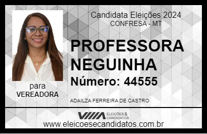 Candidato PROFESSORA NEGUINHA 2024 - CONFRESA - Eleições