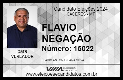 Candidato FLAVIO NEGAÇÃO 2024 - CÁCERES - Eleições