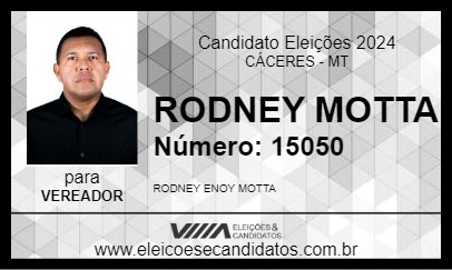 Candidato RODNEY MOTTA 2024 - CÁCERES - Eleições