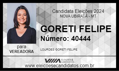 Candidato GORETI FELIPE 2024 - NOVA UBIRATÃ - Eleições