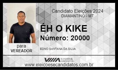 Candidato EDNO SANTANA 2024 - DIAMANTINO - Eleições