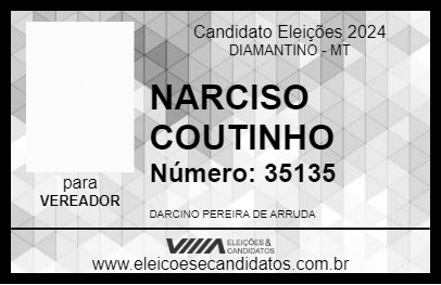 Candidato DARCINO 2024 - DIAMANTINO - Eleições