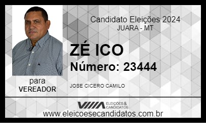 Candidato ZÉ ICO 2024 - JUARA - Eleições