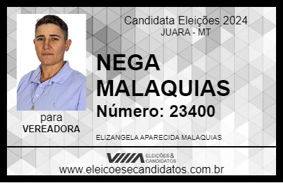 Candidato NEGA MALAQUIAS 2024 - JUARA - Eleições