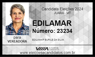 Candidato EDILAMAR 2024 - JUARA - Eleições