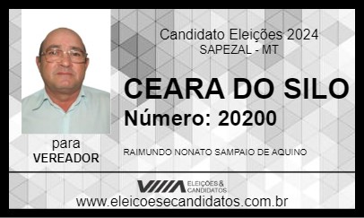 Candidato CEARA DO SILO 2024 - SAPEZAL - Eleições