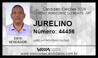 Candidato JURELINO 2024 - NOVO HORIZONTE DO NORTE - Eleições