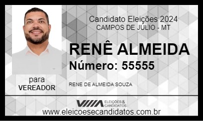 Candidato RENÊ ALMEIDA 2024 - CAMPOS DE JÚLIO - Eleições