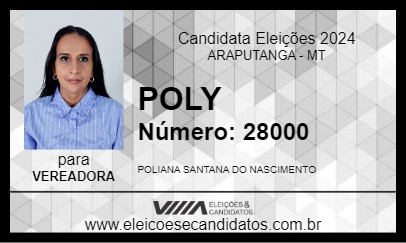 Candidato POLY 2024 - ARAPUTANGA - Eleições