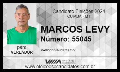 Candidato MARCOS LEVY 2024 - CUIABÁ - Eleições