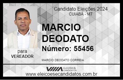 Candidato MARCIO DEODATO 2024 - CUIABÁ - Eleições