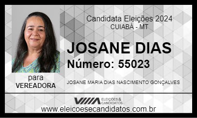 Candidato JOSANE DIAS 2024 - CUIABÁ - Eleições