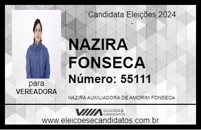 Candidato NAZIRA FONSECA 2024 - CUIABÁ - Eleições