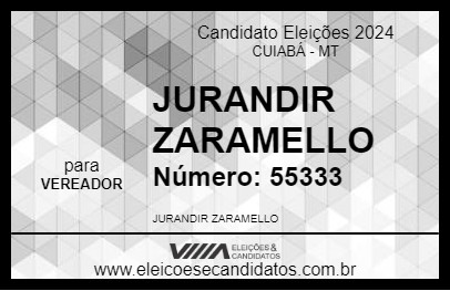 Candidato JURANDIR ZARAMELLO 2024 - CUIABÁ - Eleições