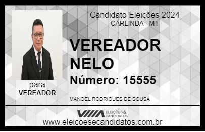 Candidato NELO 2024 - CARLINDA - Eleições