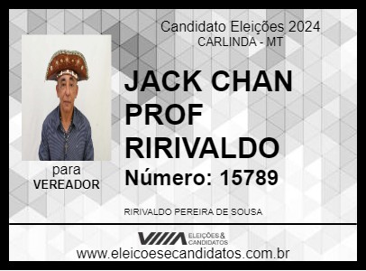 Candidato PROF. RIRIVALDO 2024 - CARLINDA - Eleições