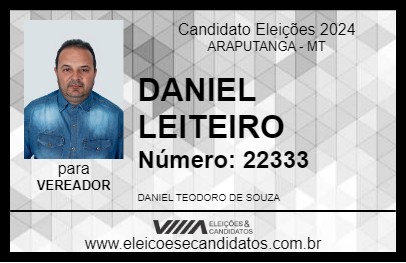 Candidato DANIEL LEITEIRO 2024 - ARAPUTANGA - Eleições