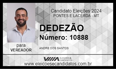 Candidato DEDEZÃO 2024 - PONTES E LACERDA - Eleições