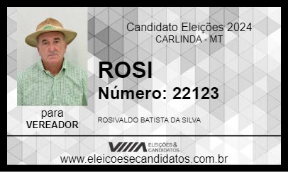 Candidato ROSI 2024 - CARLINDA - Eleições