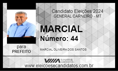 Candidato MARCIAL 2024 - GENERAL CARNEIRO - Eleições