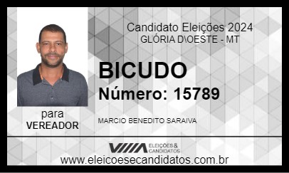 Candidato BICUDO 2024 - GLÓRIA D\OESTE - Eleições