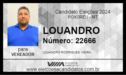 Candidato LOUANDRO 2024 - POXORÉU - Eleições