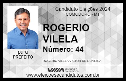 Candidato ROGERIO VILELA 2024 - COMODORO - Eleições