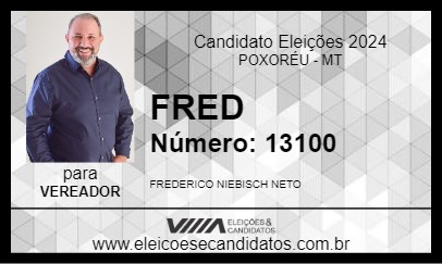 Candidato FRED 2024 - POXORÉU - Eleições