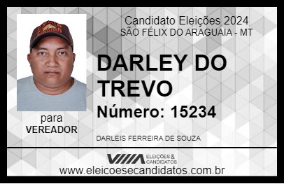 Candidato DARLEY DO TREVO 2024 - SÃO FÉLIX DO ARAGUAIA - Eleições