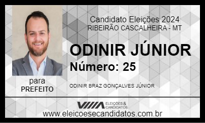 Candidato ODINIR JÚNIOR 2024 - RIBEIRÃO CASCALHEIRA - Eleições