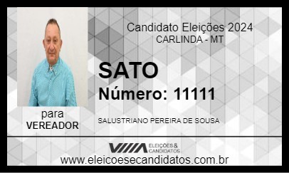 Candidato SATO 2024 - CARLINDA - Eleições