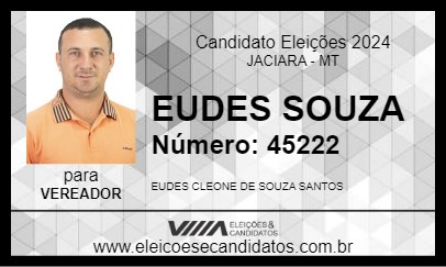 Candidato EUDES SOUZA 2024 - JACIARA - Eleições