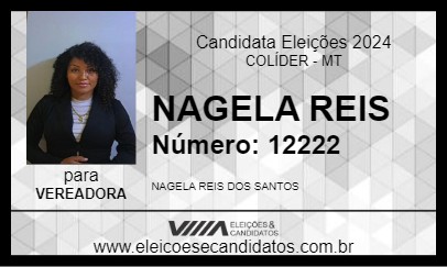 Candidato NAGELA REIS 2024 - COLÍDER - Eleições