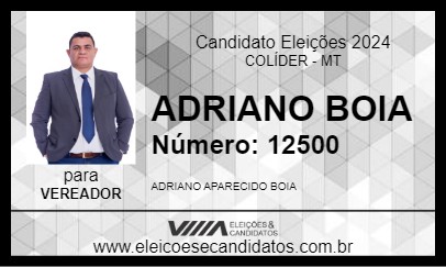 Candidato ADRIANO BOIA 2024 - COLÍDER - Eleições