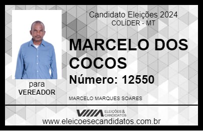 Candidato MARCELO  DOS COCOS 2024 - COLÍDER - Eleições