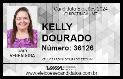 Candidato KELLY DOURADO 2024 - GUIRATINGA - Eleições