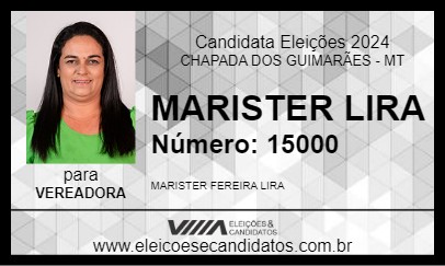 Candidato MARISTER LIRA 2024 - CHAPADA DOS GUIMARÃES - Eleições