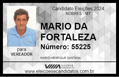 Candidato MARIO DA FORTALEZA 2024 - NOBRES - Eleições