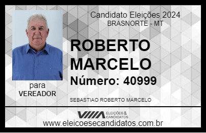 Candidato ROBERTO MARCELO 2024 - BRASNORTE - Eleições