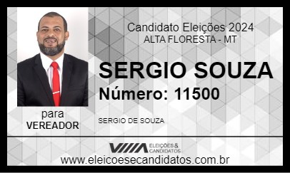 Candidato SERGIO SOUZA 2024 - ALTA FLORESTA - Eleições