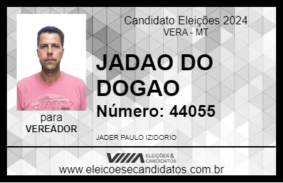 Candidato JADAO DO DOGAO 2024 - VERA - Eleições