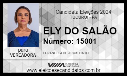 Candidato ELY DO SALÃO 2024 - TUCURUÍ - Eleições