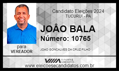 Candidato JOÃO BALA 2024 - TUCURUÍ - Eleições