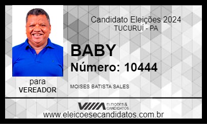 Candidato BABY 2024 - TUCURUÍ - Eleições