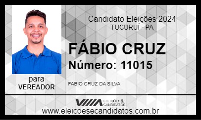 Candidato FÁBIO CRUZ 2024 - TUCURUÍ - Eleições