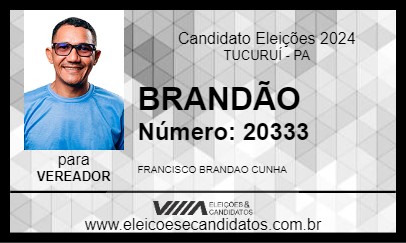 Candidato BRANDÃO 2024 - TUCURUÍ - Eleições