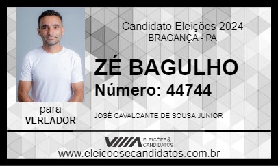 Candidato ZÉ BAGULHO 2024 - BRAGANÇA - Eleições