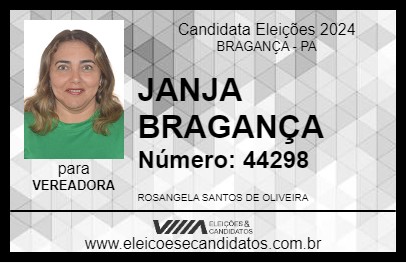 Candidato JANJA BRAGANÇA 2024 - BRAGANÇA - Eleições