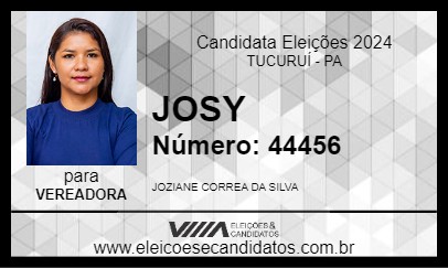 Candidato JOSY CORREA 2024 - TUCURUÍ - Eleições